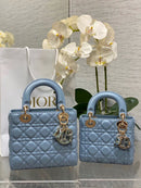 Dior - Sacs Lady Dior Petit & Moyen Bleu (2 tailles)