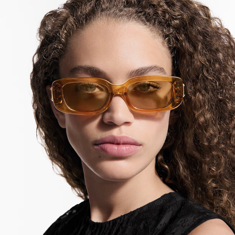 Louis Vuitton - Lunettes de soleil cat eye S-Lock Jaune Ambre