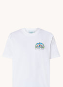Casablanca - T-shirt logo imprimé Blanc