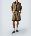 GUCCI - Short GG imprimée en soie