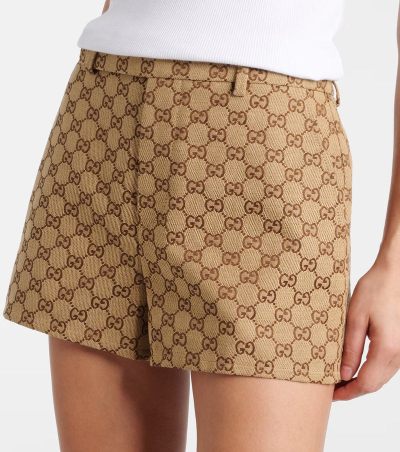 Gucci - Short en toile GG