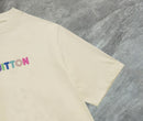 Louis Vuitton - T-shirt manches courtes lettres Multicolores Beige