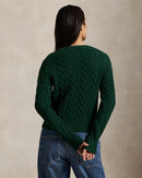 Ralph Lauren - Cardigan torsadé en laine et cachemire Castleton Green