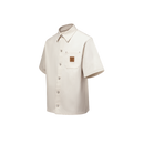 Louis Vuitton - Chemise manches courtes en soie mélangé Écru