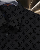 Louis Vuitton - Chemise manches longues motif intégral LV Noir