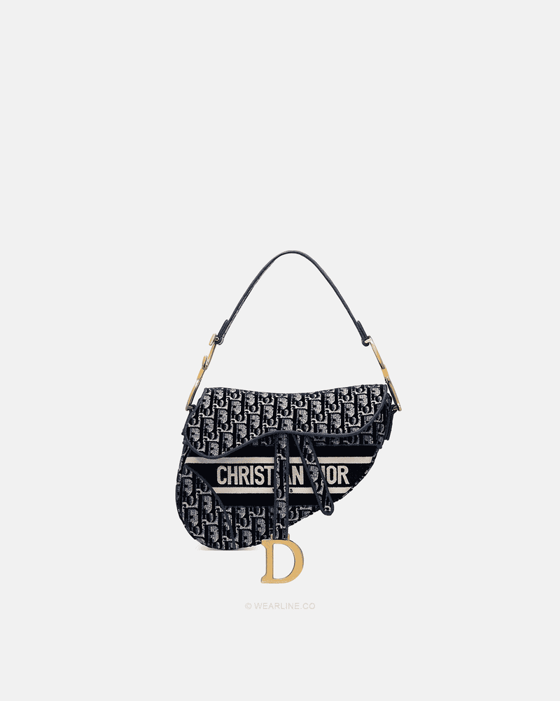 Dior - Sac Saddle À Bandoulière Toile Jacquard Oblique (5 coloris)