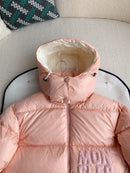 Moncler - Doudoune ABBAYE brodé ‘MONCLER’ Rose Clair F