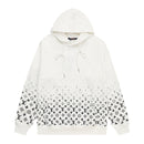 Louis Vuitton - Sweat à capuche à motifs monogramme LV Noir et Blanc