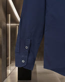 Louis Vuitton - Chemise manches longues Brodé LV Bleu