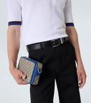 Gucci - Sac en toile GG et cuir Beige Bleu