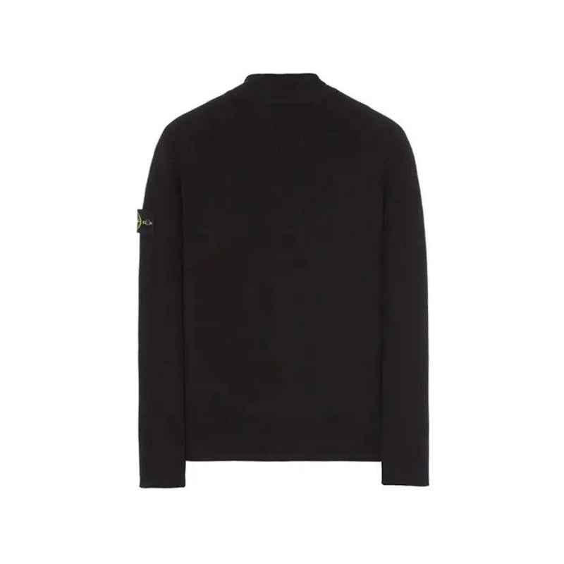 Stone Island - Sweat-shirt zipé Coton Noir