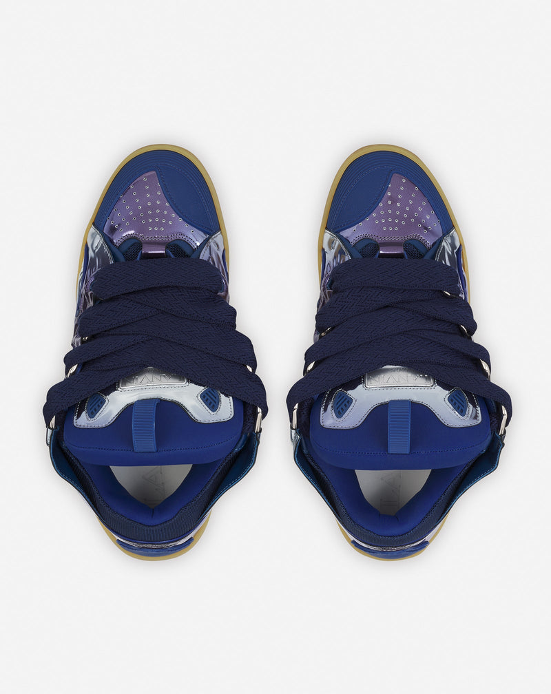 LANVIN METALLIC CORNFLOWER