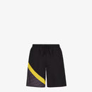 Fendi - ENSEMBLE Short + T-shirt Noir avec bande Jaune