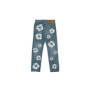 Denim Tears - Jean 501 en Denim Couronne de strass en Coton coloris Indigo Femme