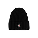 Moncler - Bonnet coton noire RKW beanie