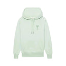 Ami Paris - Sweat à capuche petit cœur ami Vert aqua