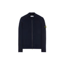 Stone Island - Gilet en Maille Badge Bleu Marine