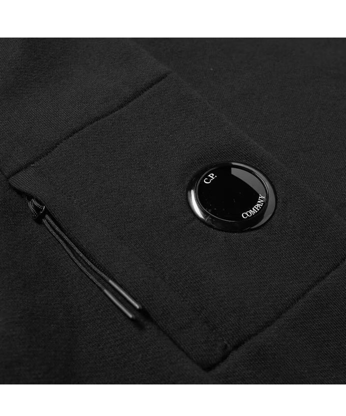 C.P Company - Sweat à capuche badge CP sur la manche Noir