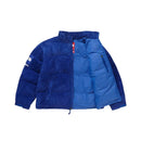 The North Face - Doudoune Premium Suede logo à patch bleue