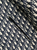 Dior - Doudoune en monogramme Toile De Jacquard Bleu Marine