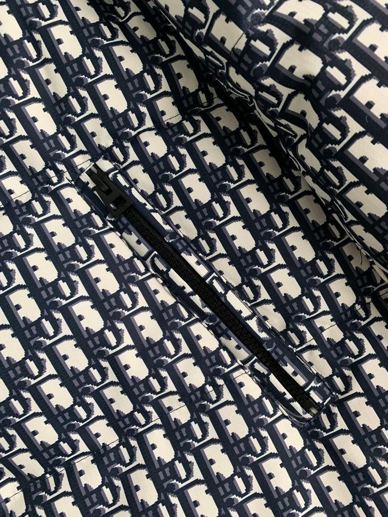 Dior - Doudoune en monogramme Toile De Jacquard Bleu Marine