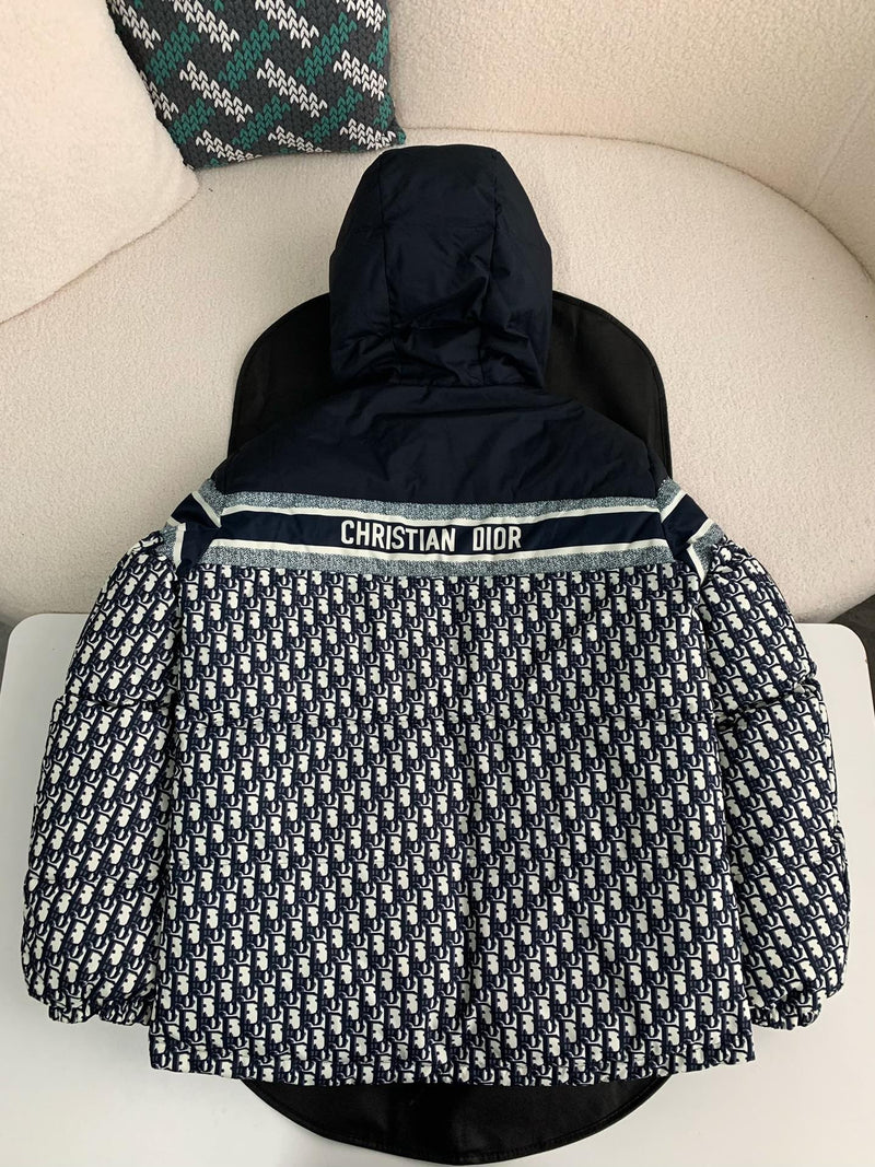Dior - Doudoune en monogramme Toile De Jacquard Bleu Marine