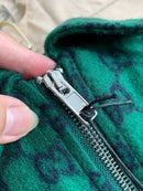 Gucci - Veste bomber en laine monogramme GG Vert