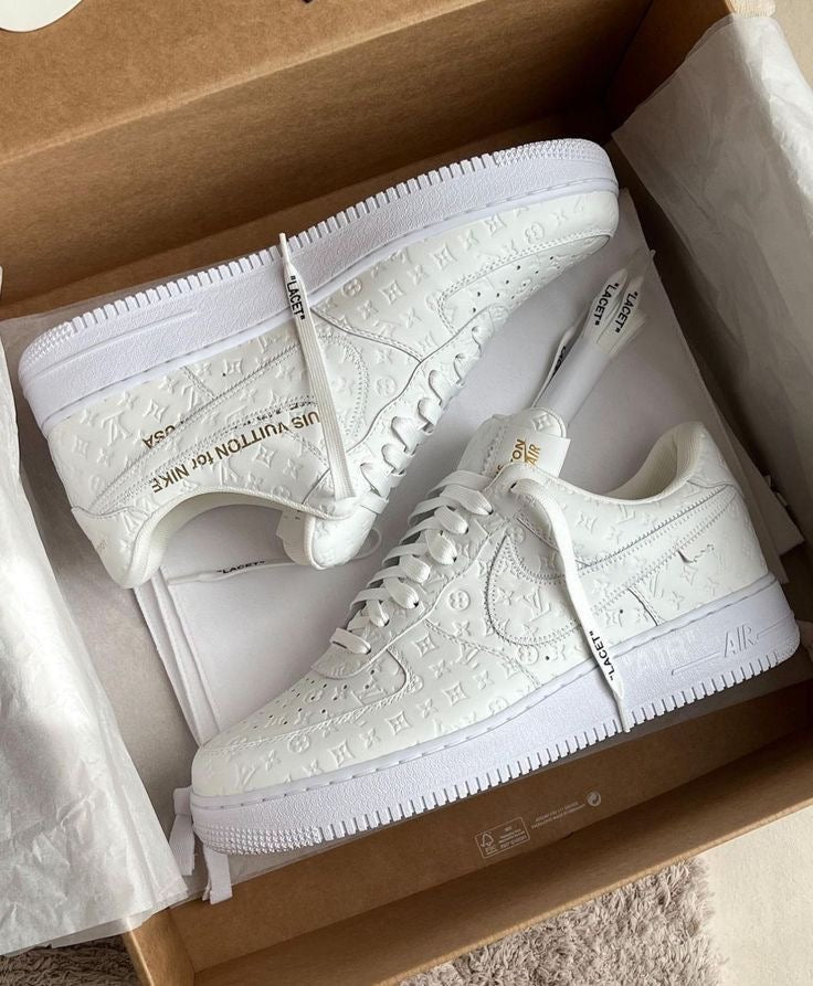 Louis Vuitton x Air Force 1 Low 'Triple White'