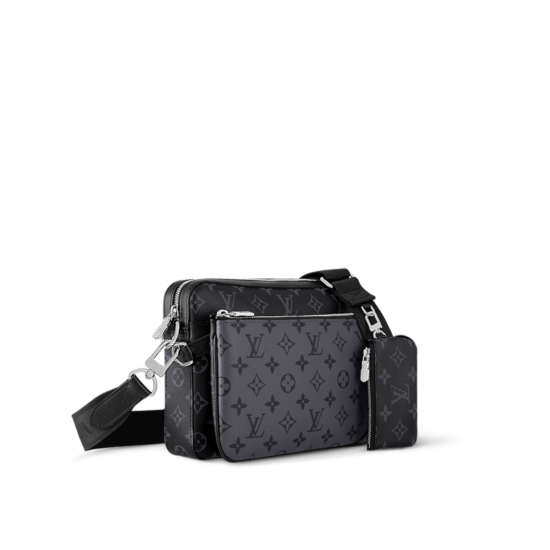 Trio Messenger Gris Noir