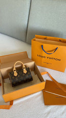 Louis Vuitton - Sac Nano Speedy Marron