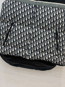 Dior - Doudoune sans manche avec logo monogramme Bleu Marine Blanc