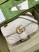 Gucci - Sac à épaule GG Marmont Moyen Blanc