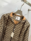 Dior - Veste a capuche à monogramme Dior Marron et Camel