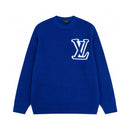 Louis Vuitton - Pull en laine a motif LV Bleu Électric
