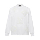 Louis Vuitton - Pull en coton à motif monogramme LV  Noir/Blanc