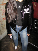 Courrèges - Blouson Vinyle Courrèges Noir F