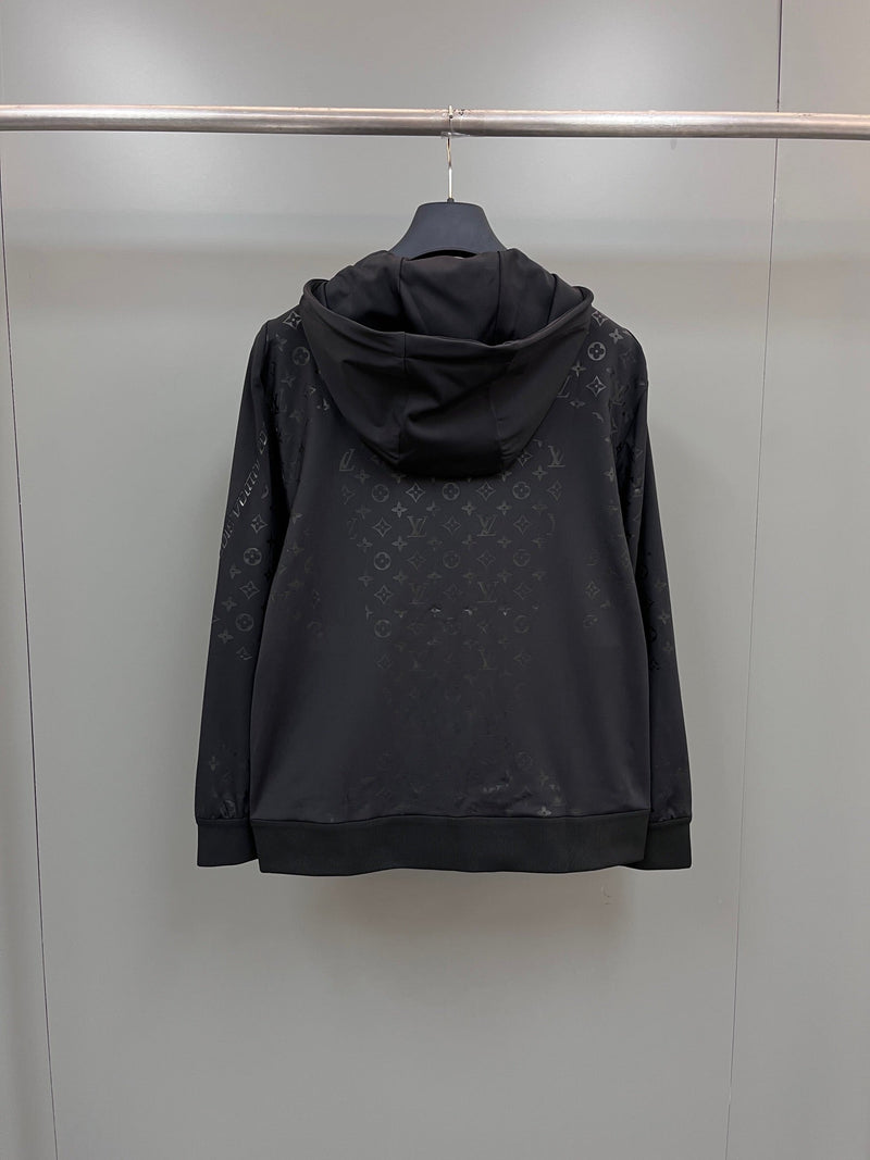 Louis Vuitton - Veste zip à monogramme LV Noir