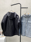 Dior - Veste à capuche à monogramme Dior Bleu Ciel / Noir
