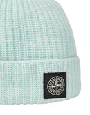 Stone Island - Bonnet Geelong Wool beanie coloris Sky Blue