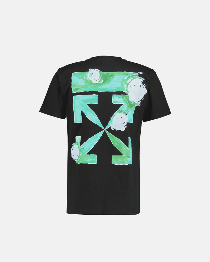 Off-White - T-shirt monogramme OW Tornado Noir