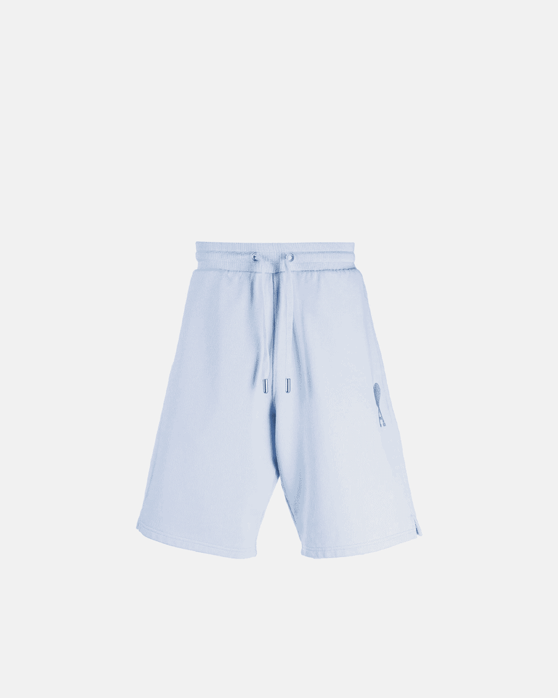Ami Paris - Short en coton coeur ami brodé (5 coloris)