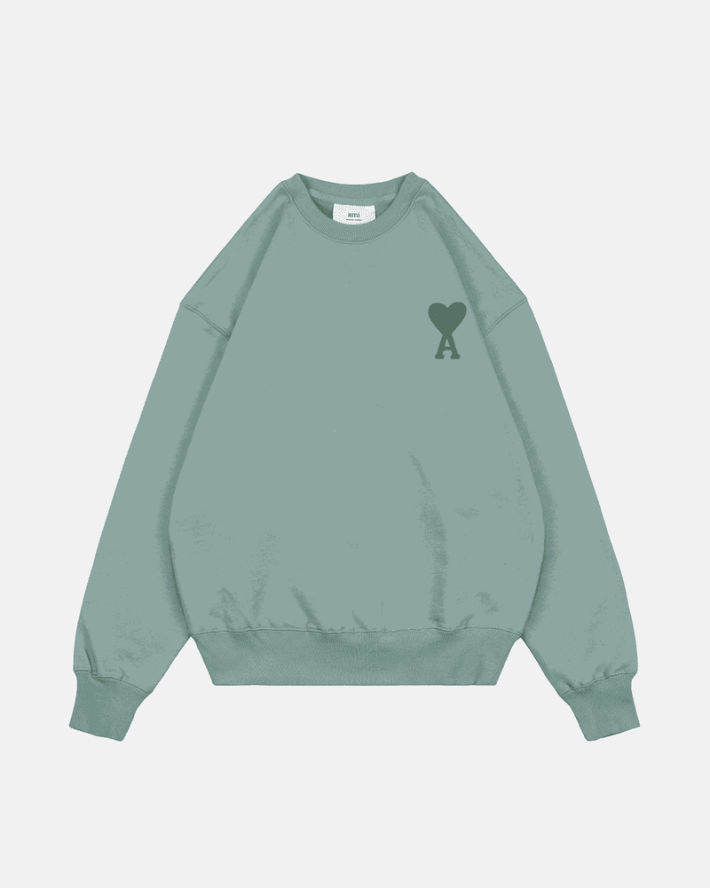 Ami Paris - Pull en coton petit cœur ami (5 coloris)