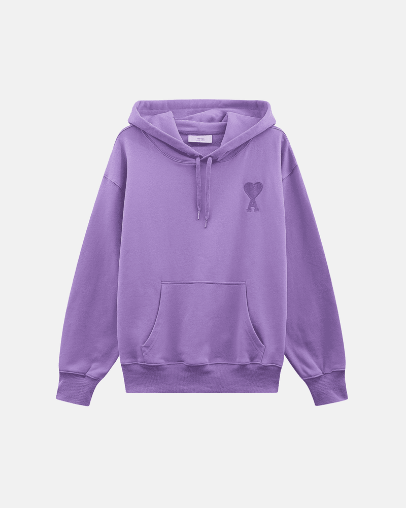 Ami Paris - Sweat à capuche logo ami brodé (5 coloris)