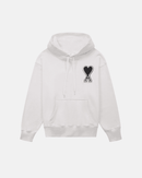 Ami Paris - Sweat à capuche Logo cœur blanc (6 coloris)