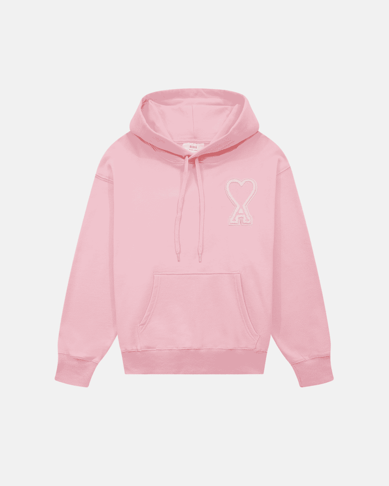 Ami Paris - Sweat à capuche Logo cœur blanc (6 coloris)