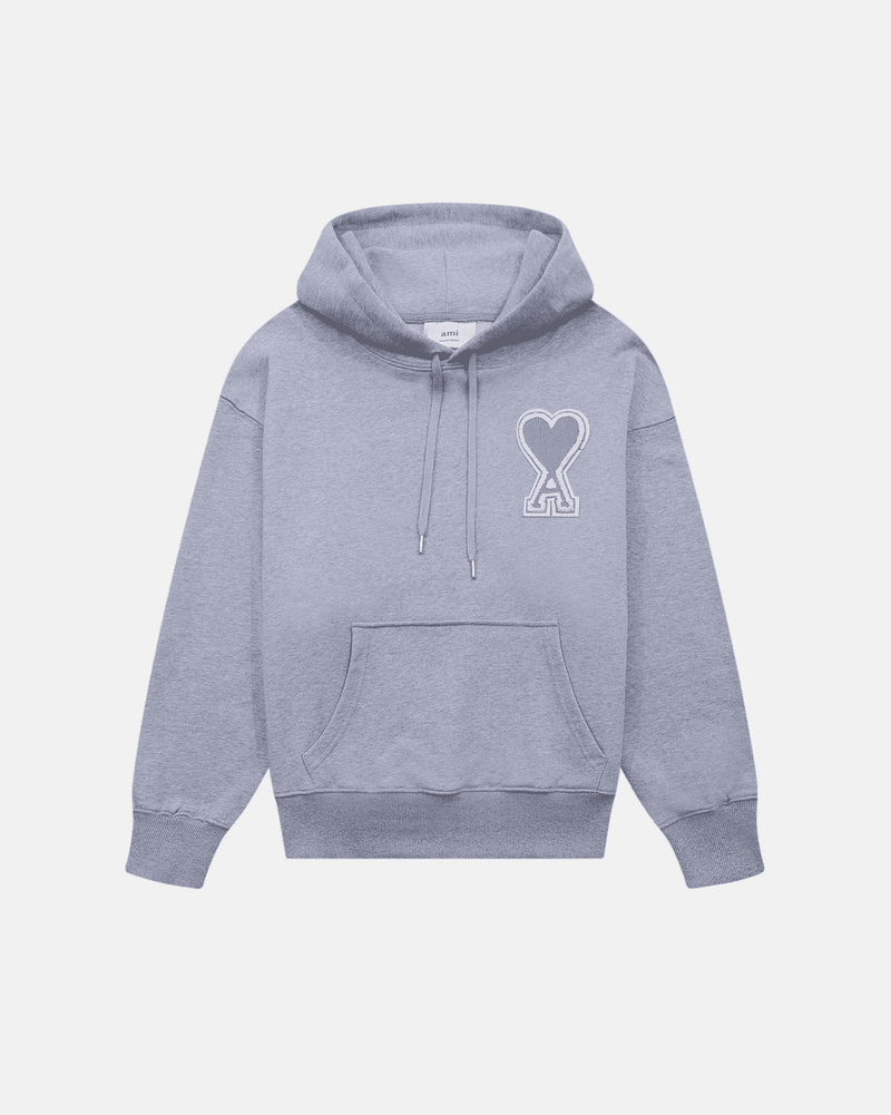 Ami Paris - Sweat à capuche Logo cœur blanc (6 coloris)