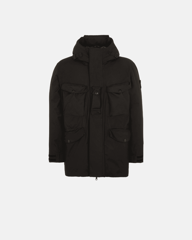 Stone Island - Parkas longue avec badge (2 coloris)