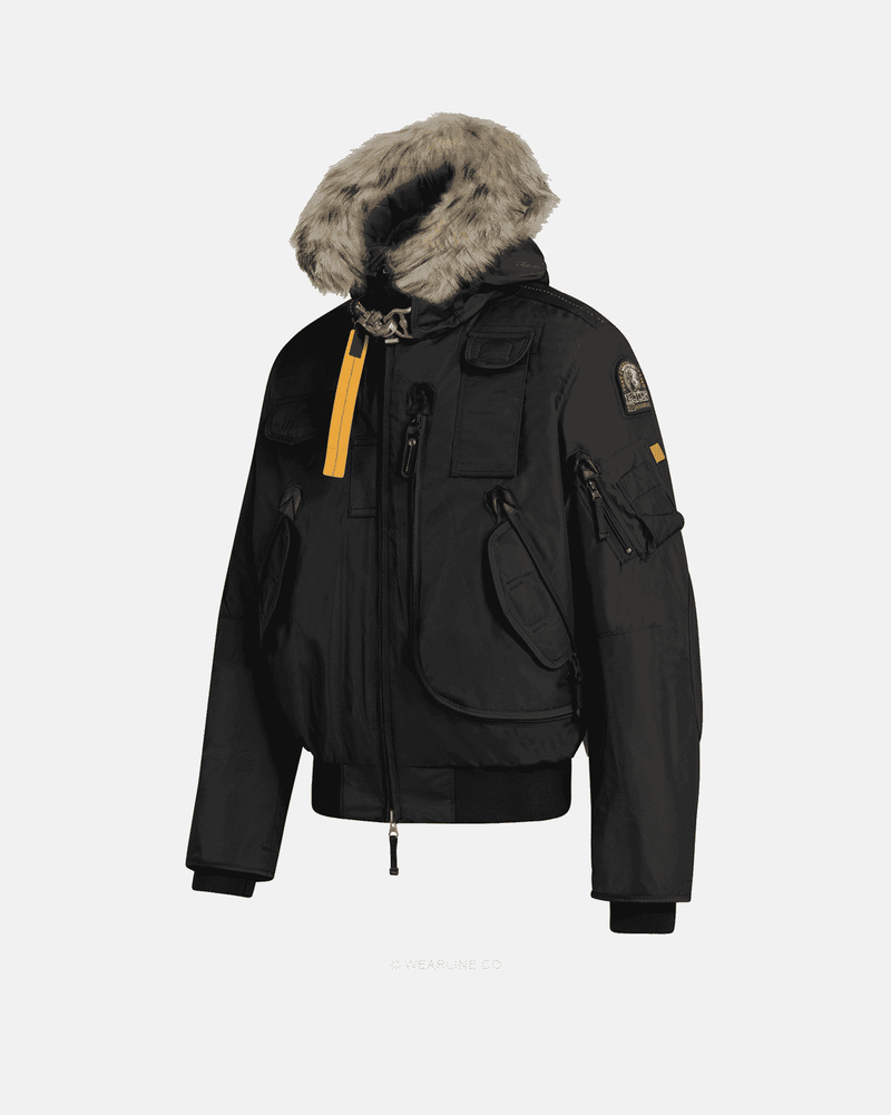 Parajumpers - Doudoune PJS Fourrure Noir