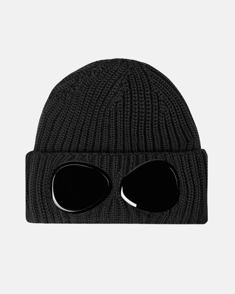 C.P Company - Bonnets GOGGLE Beanie Noir