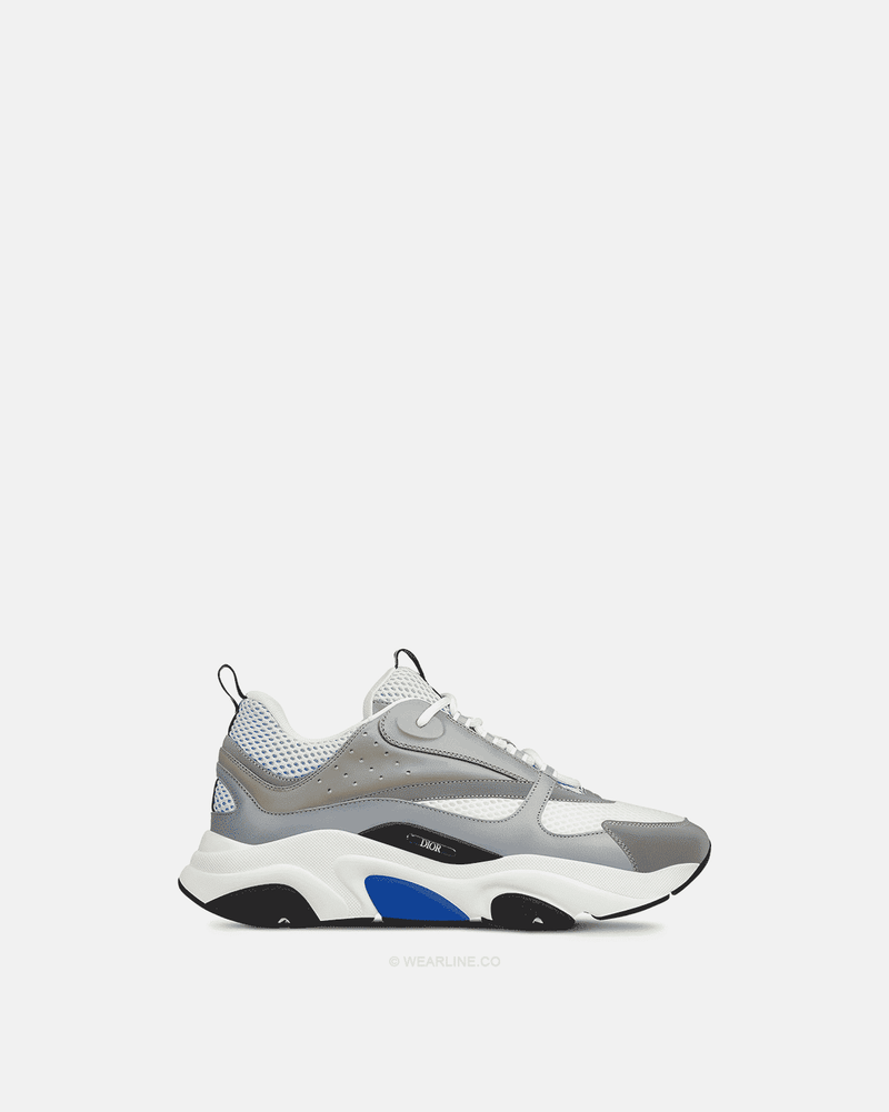 B22 Gris Foncée Argenté Blanc